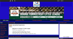 Desktop Screenshot of orangectlittleleague.com